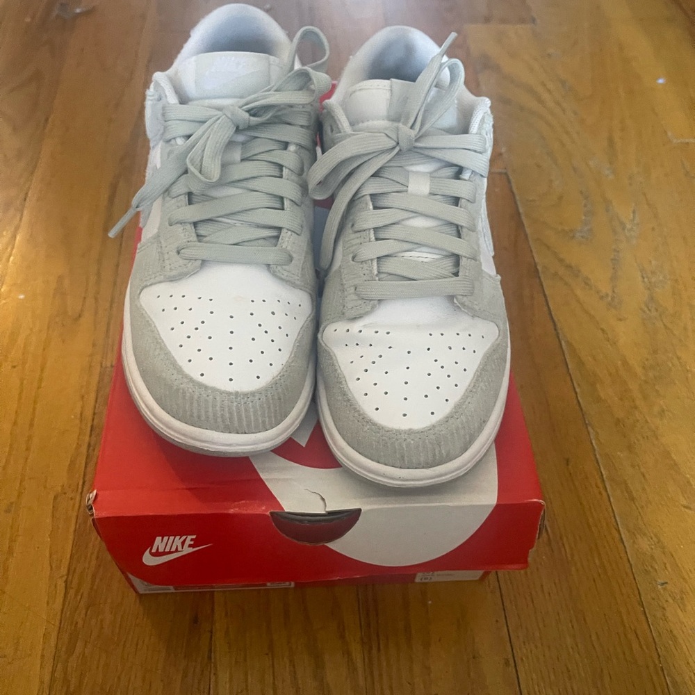 Nike Gray and White Sneakers